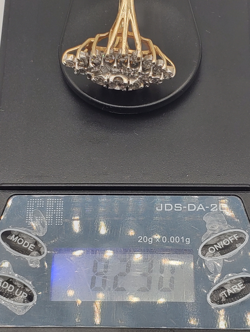 14k Solid Yellow Gold 3.60CTW Natural Diamond Vintage Ring - Picture 12 of 15